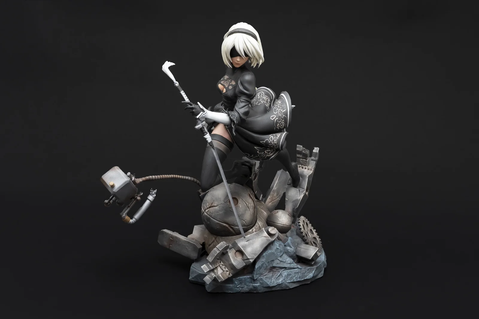 2B — NieR: Automata, hand-painted figure, photo 1