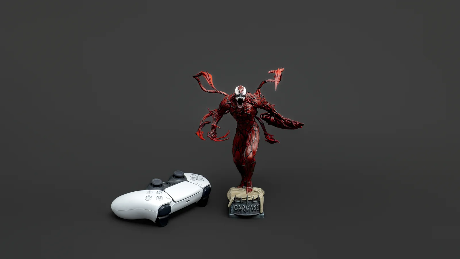 Carnage — Marvel, ръчно оцветена фигурка, снимка 1