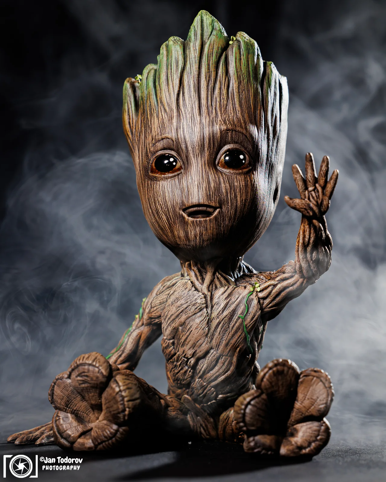 Groot — Guardians of the Galaxy, ръчно оцветена фигурка, снимка 1