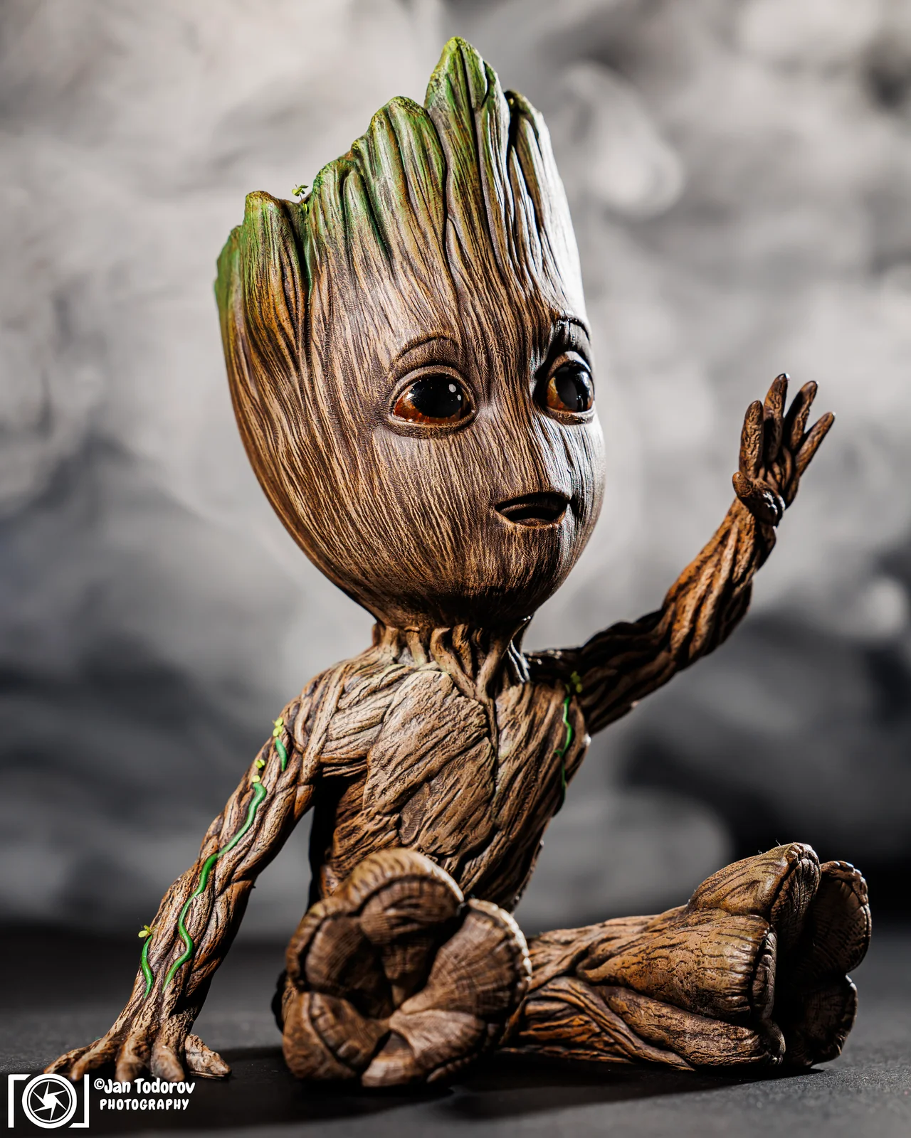 Groot — Guardians of the Galaxy, ръчно оцветена фигурка, снимка 2