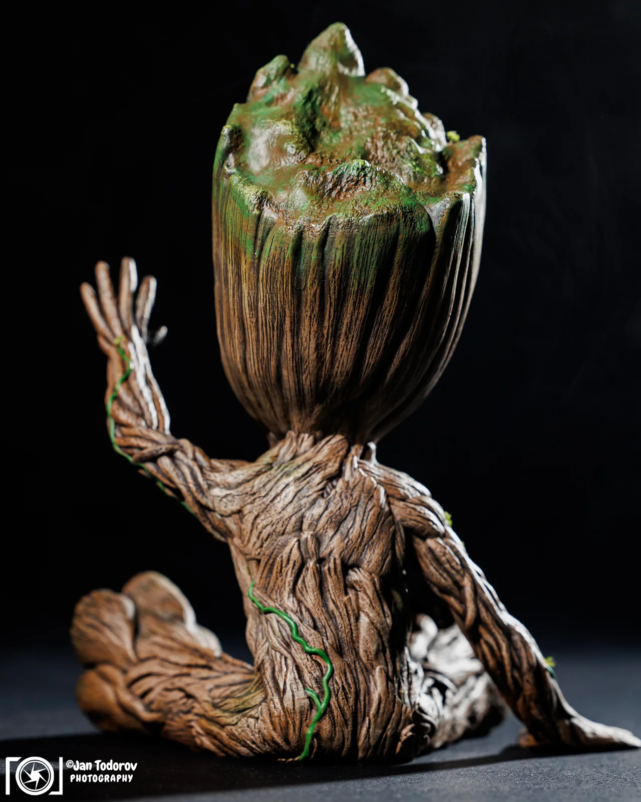 Groot — Guardians of the Galaxy, ръчно оцветена фигурка, снимка 3