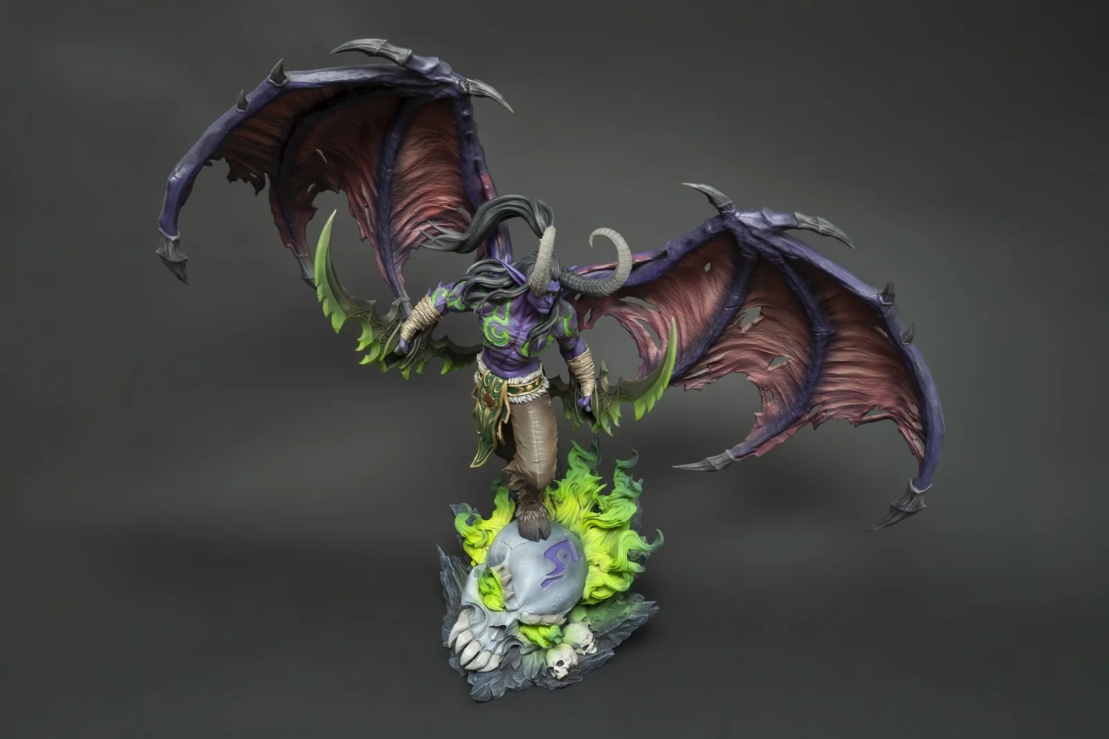 Illidan Stormrage — World of Warcraft, hand-painted figure, photo 1