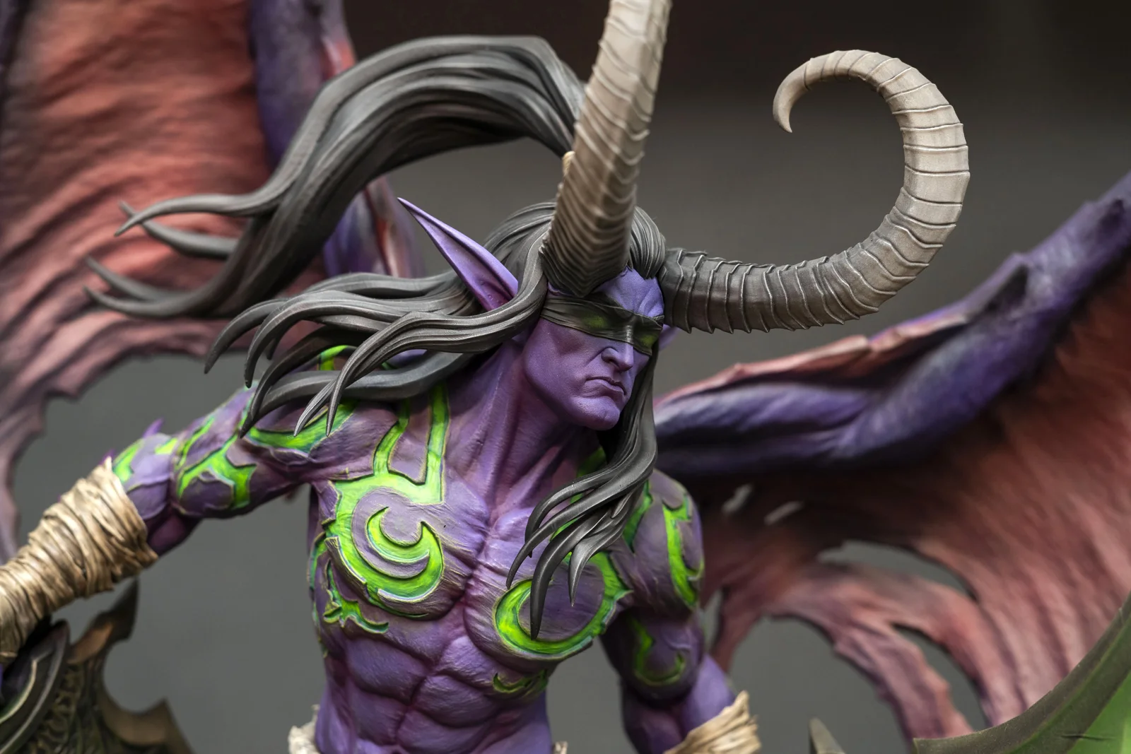 Illidan Stormrage — World of Warcraft, ръчно оцветена фигурка, снимка 9