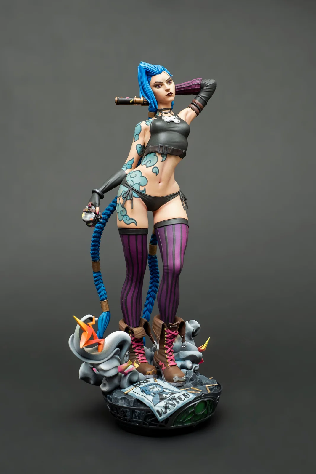 Jinx — League of Legends, hand-painted figure, photo 1