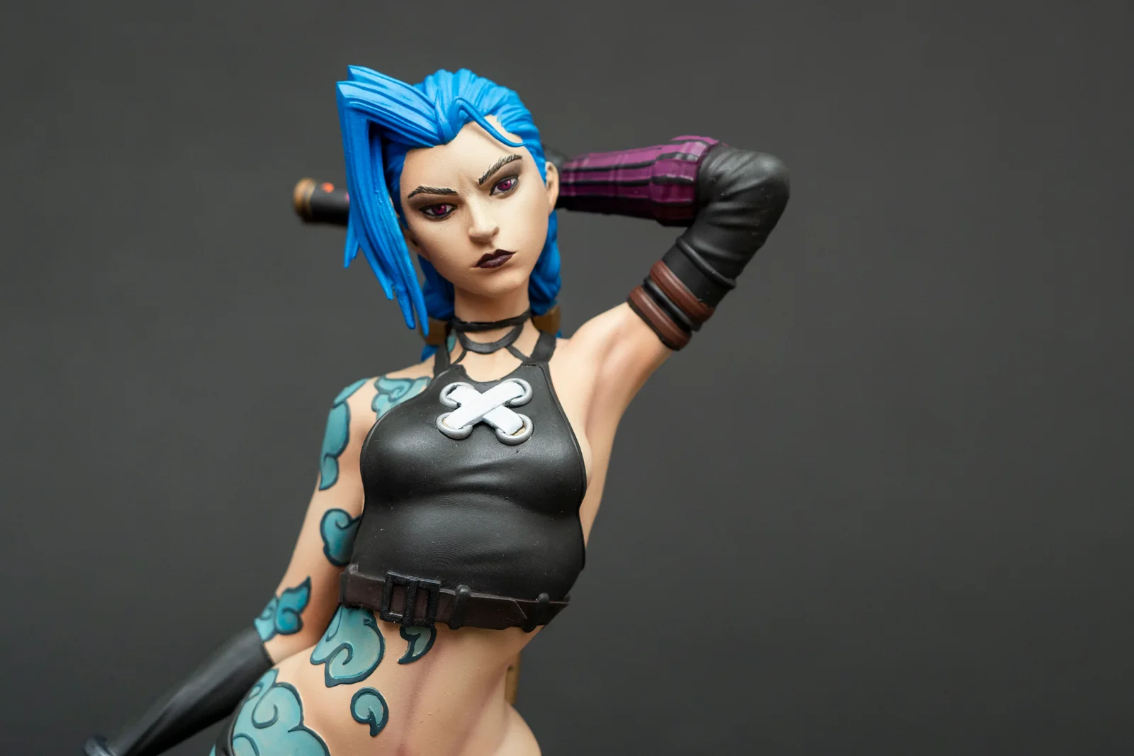 Jinx — League of Legends, ръчно оцветена фигурка, снимка 8