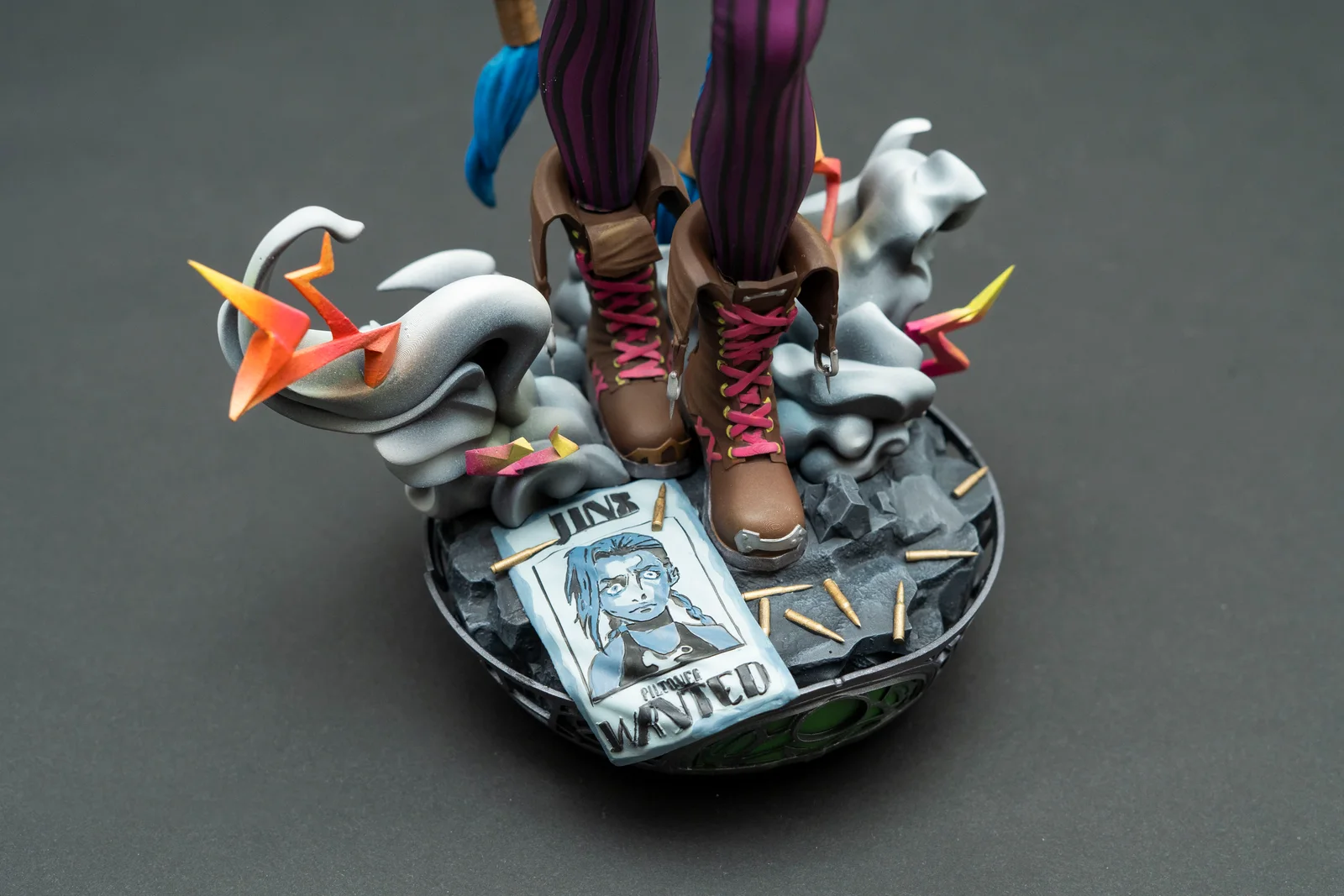 Jinx — League of Legends, ръчно оцветена фигурка, снимка 9
