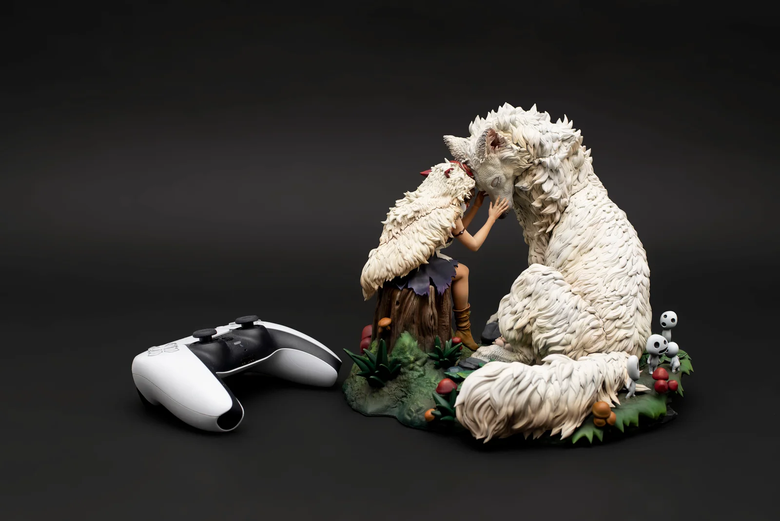 Princess Mononoke — Princess Mononoke, ръчно оцветена фигурка, снимка 1