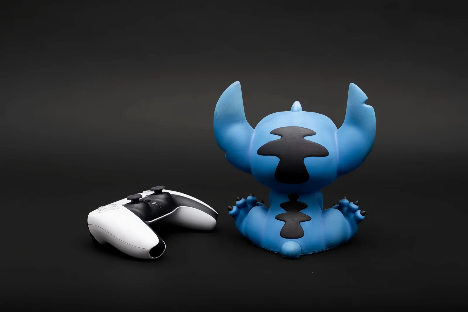 Stitch — Lilo & Stitch, ръчно оцветена фигурка, снимка 3