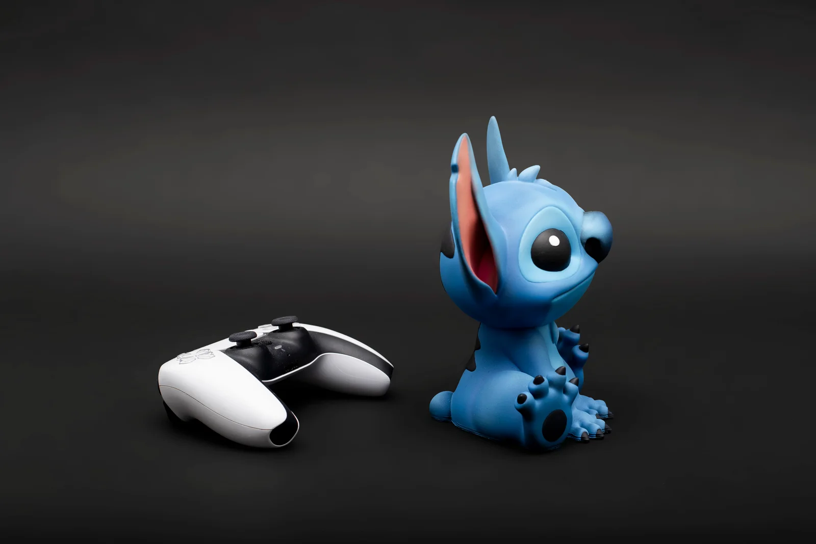 Stitch — Lilo & Stitch, ръчно оцветена фигурка, снимка 4