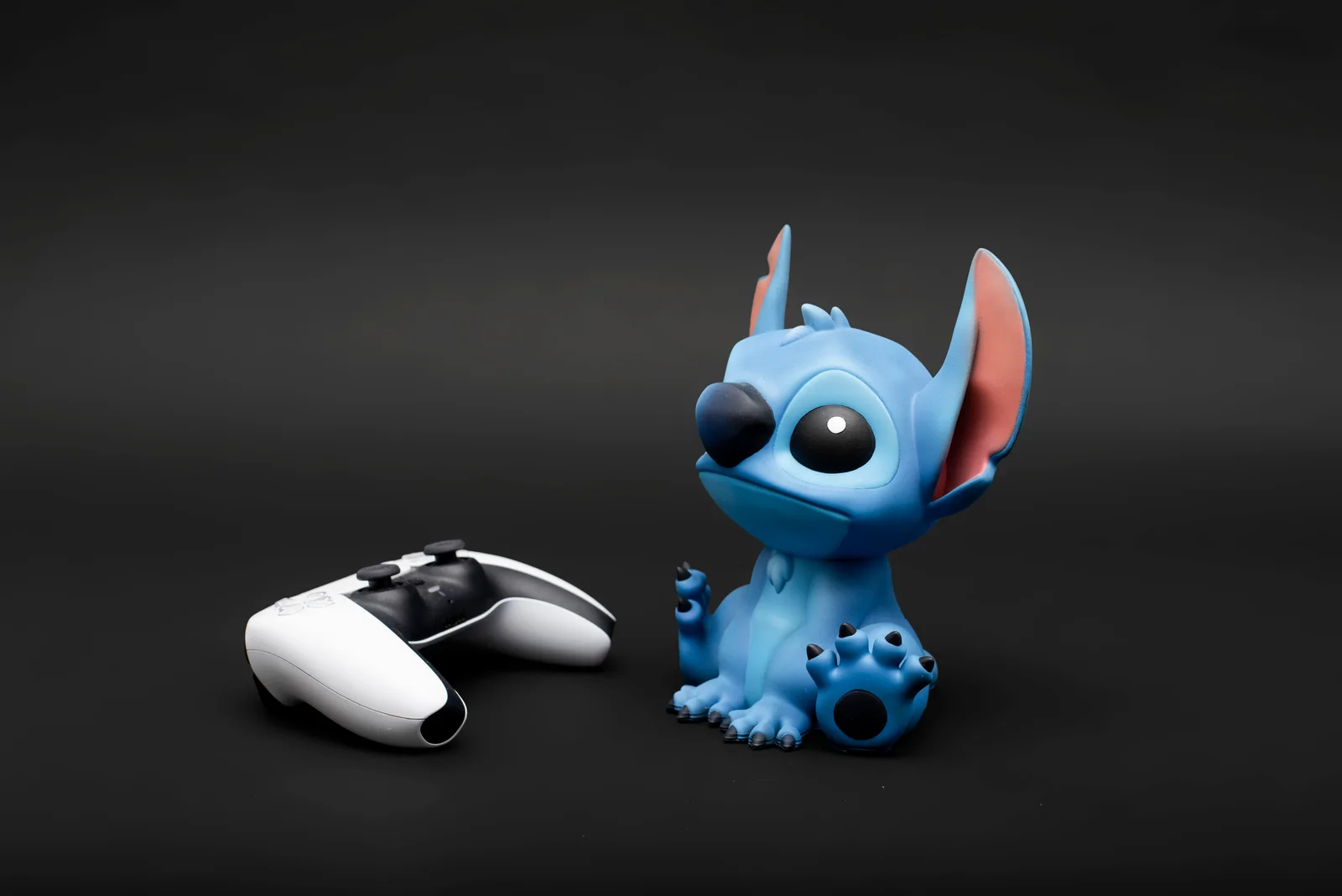 Stitch — Lilo & Stitch, ръчно оцветена фигурка, снимка 5