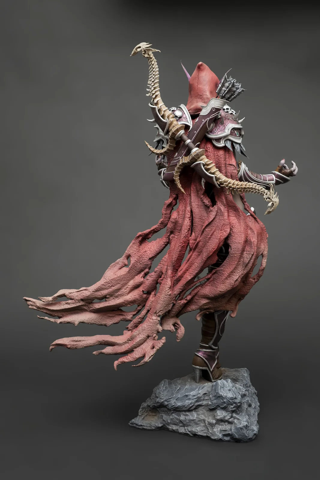 Sylvanas Windrunner — World of Warcraft, ръчно оцветена фигурка, снимка 4