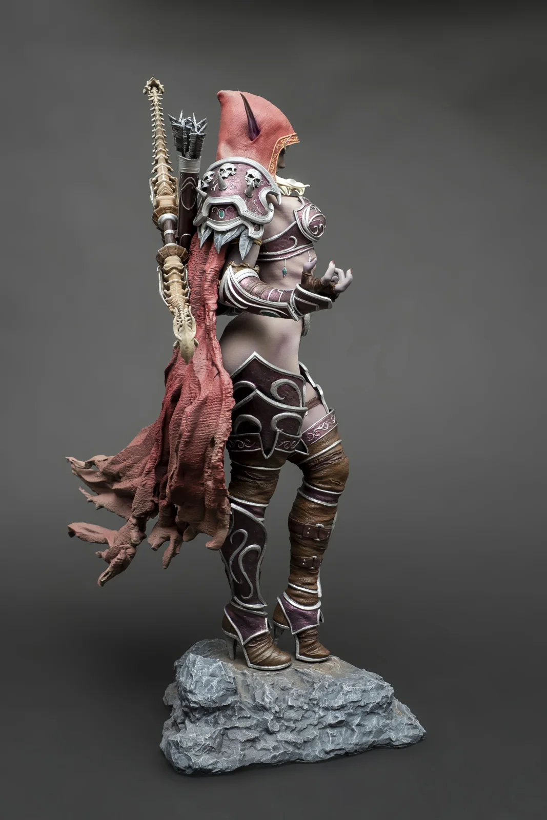 Sylvanas Windrunner — World of Warcraft, ръчно оцветена фигурка, снимка 5