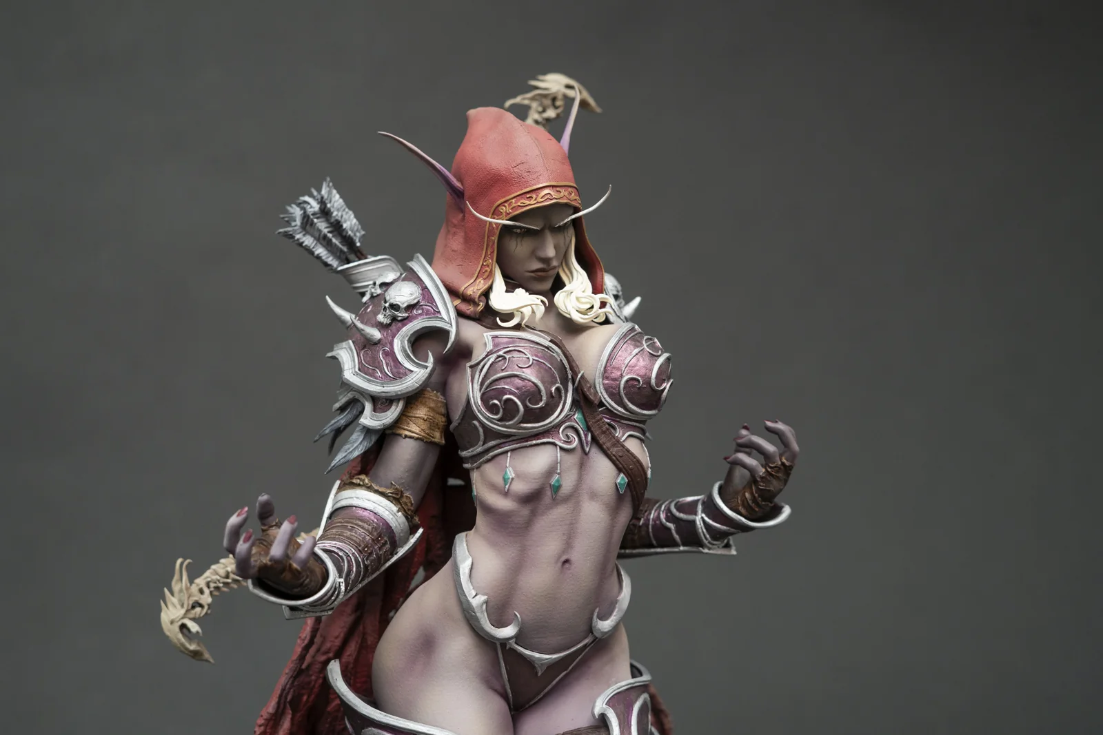 Sylvanas Windrunner — World of Warcraft, ръчно оцветена фигурка, снимка 6