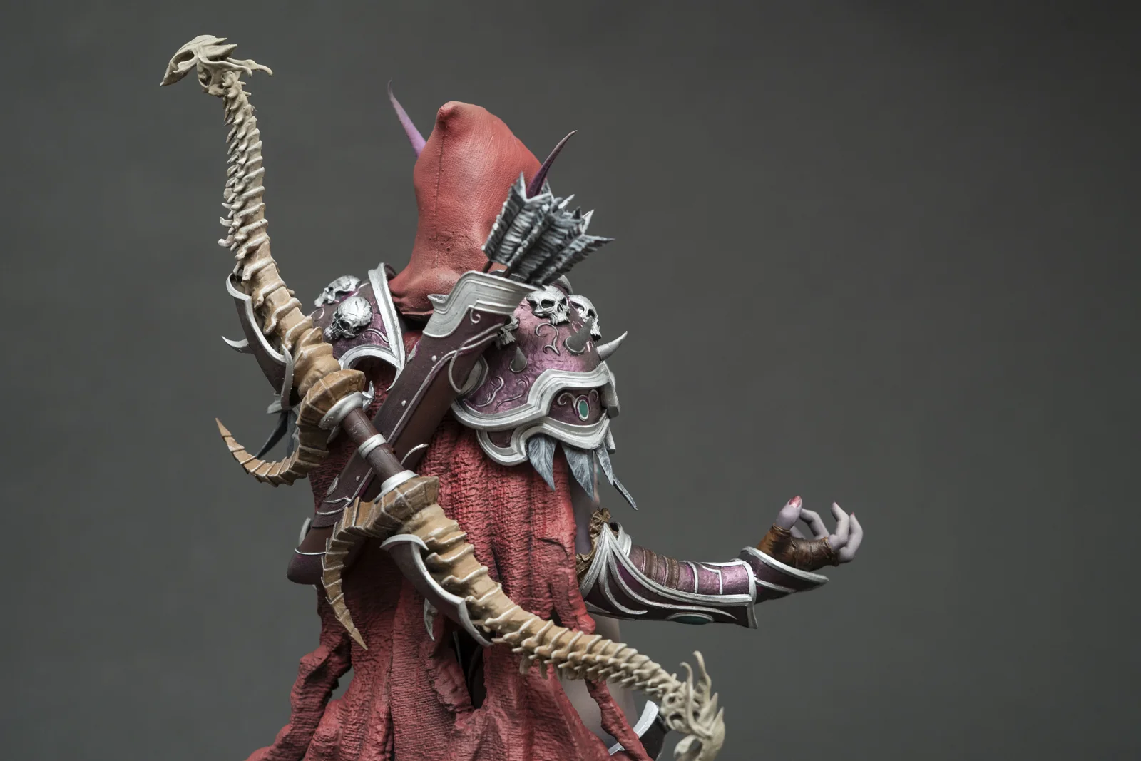 Sylvanas Windrunner — World of Warcraft, ръчно оцветена фигурка, снимка 7