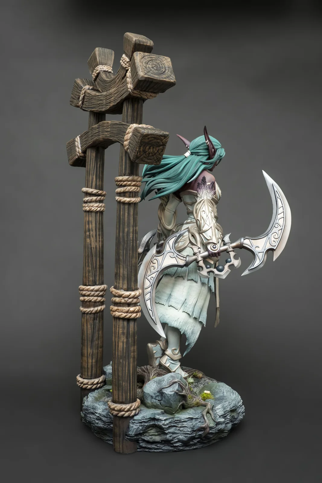 Tyrande Whisperwind — World of Warcraft, ръчно оцветена фигурка, снимка 7
