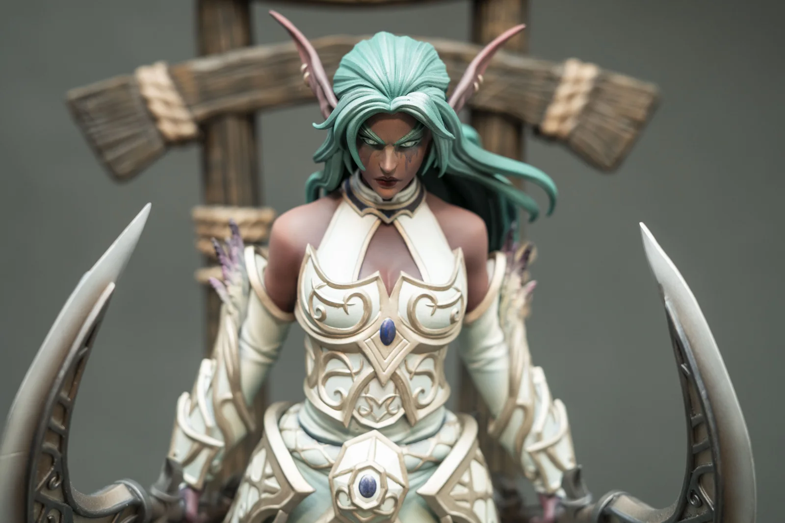 Tyrande Whisperwind — World of Warcraft, ръчно оцветена фигурка, снимка 10